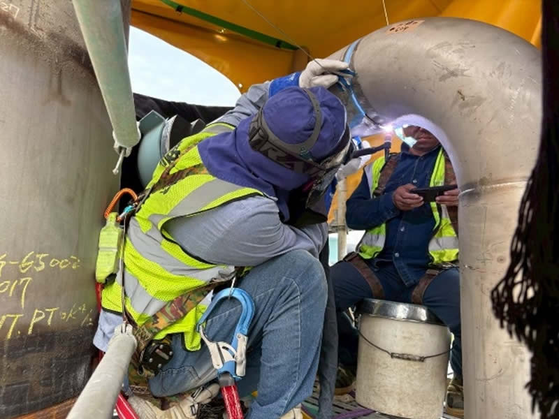 台中廠三期液化天然氣臨時管線建置